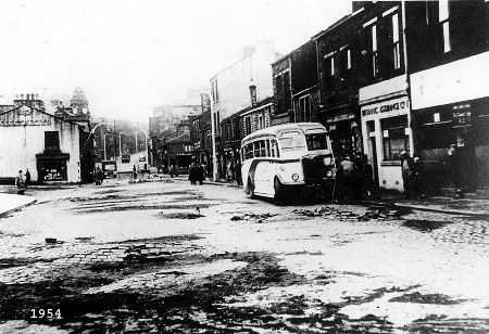 St. James Street flood damage 1954